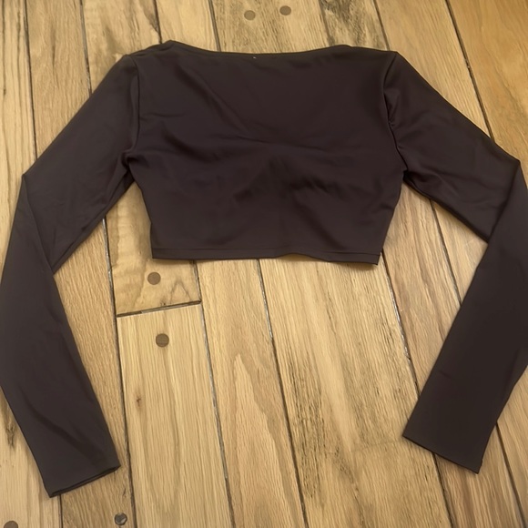 Dark brown, never worn, smooth butter like material - Picture 2 of 2